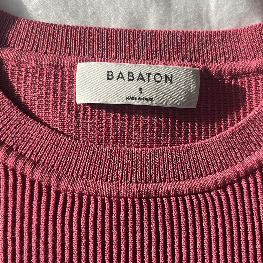 Babaton pink cropped top - Picture 2 of 2